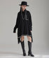 Studded Asymmetric Hem Shirt Dress